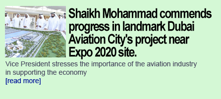 Shaikh Mohammad commends progress in landmark Dubai Aviation City's project near Expo 2020 site